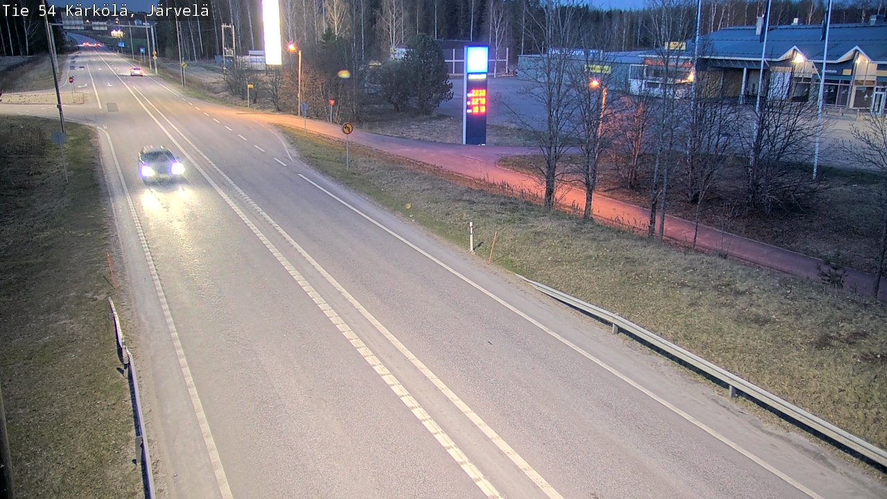 Weather Camera Image Väg 54 Kärkölä, Järvelä, Kärkölä, Päijät-Häme