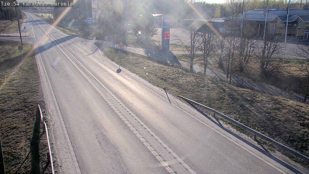 Weather Camera Image Road 54 Kärkölä, Järvelä, Kärkölä, Päijät-Häme