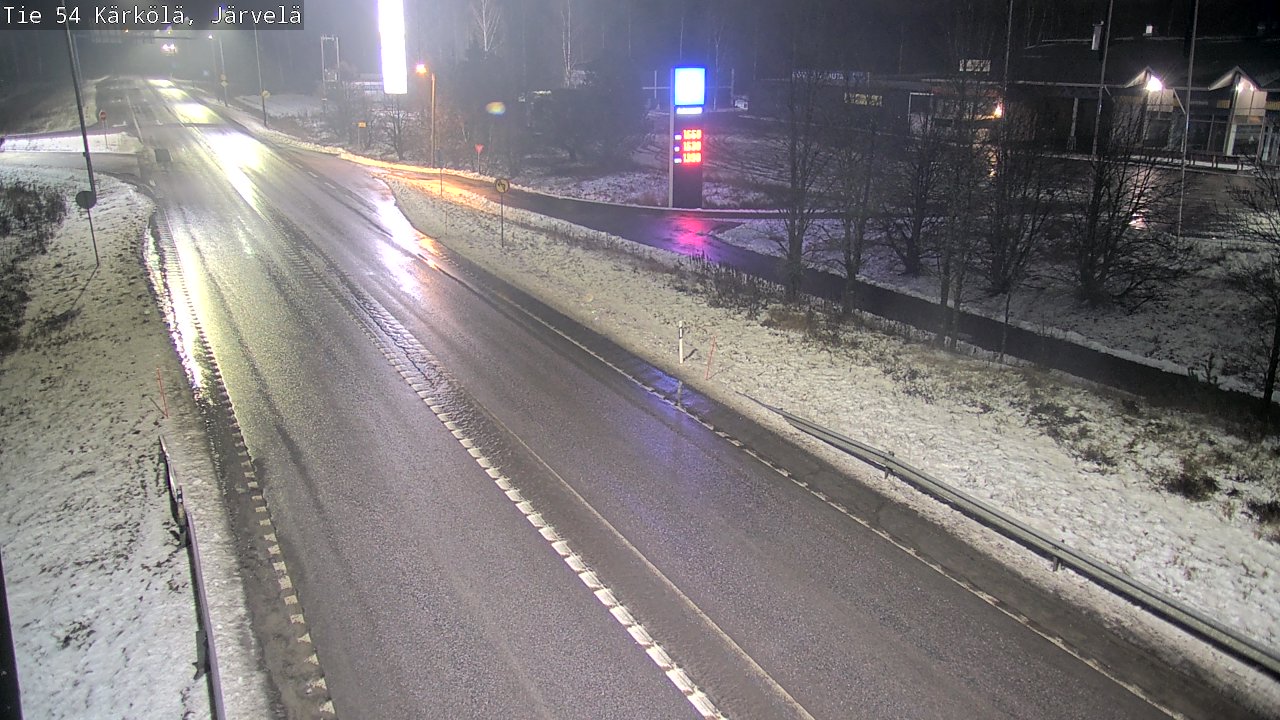 Weather Camera Image Väg 54 Kärkölä, Järvelä, Kärkölä, Päijät-Häme