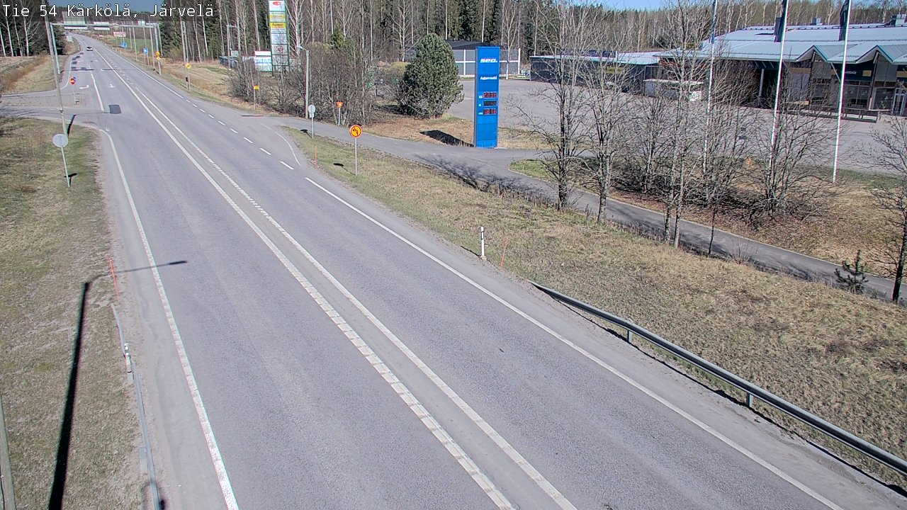 Weather Camera Image Väg 54 Kärkölä, Järvelä, Kärkölä, Päijät-Häme