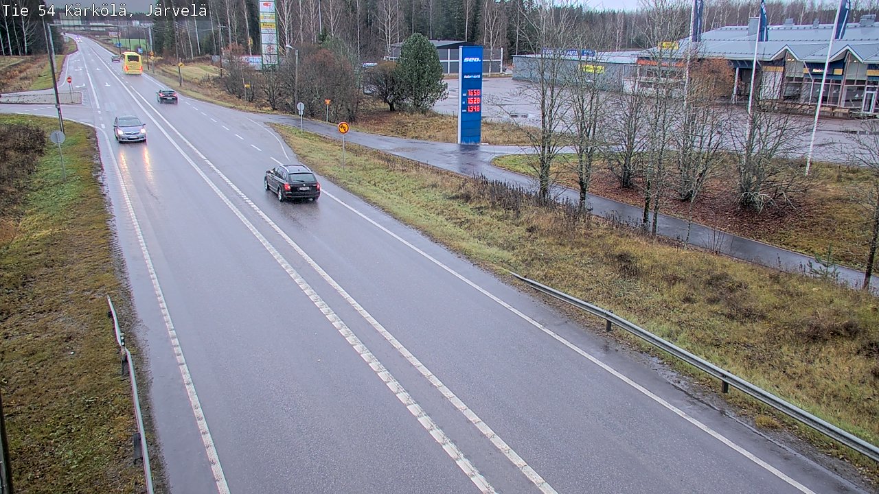 Weather Camera Image Väg 54 Kärkölä, Järvelä, Kärkölä, Päijät-Häme