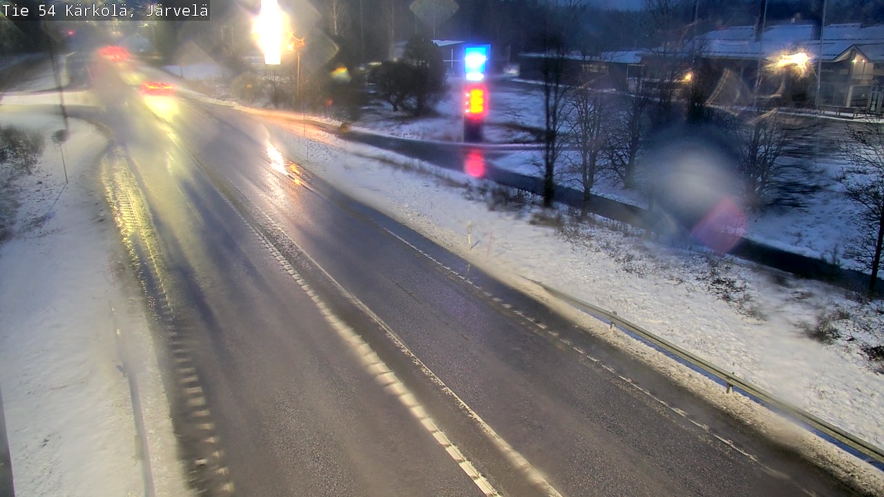 Weather Camera Image Väg 54 Kärkölä, Järvelä, Kärkölä, Päijät-Häme