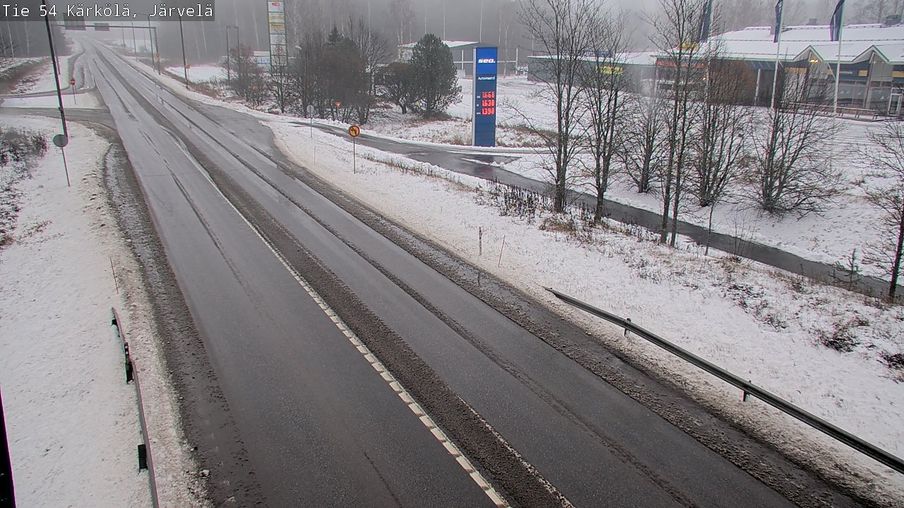 Weather Camera Image Väg 54 Kärkölä, Järvelä, Kärkölä, Päijät-Häme