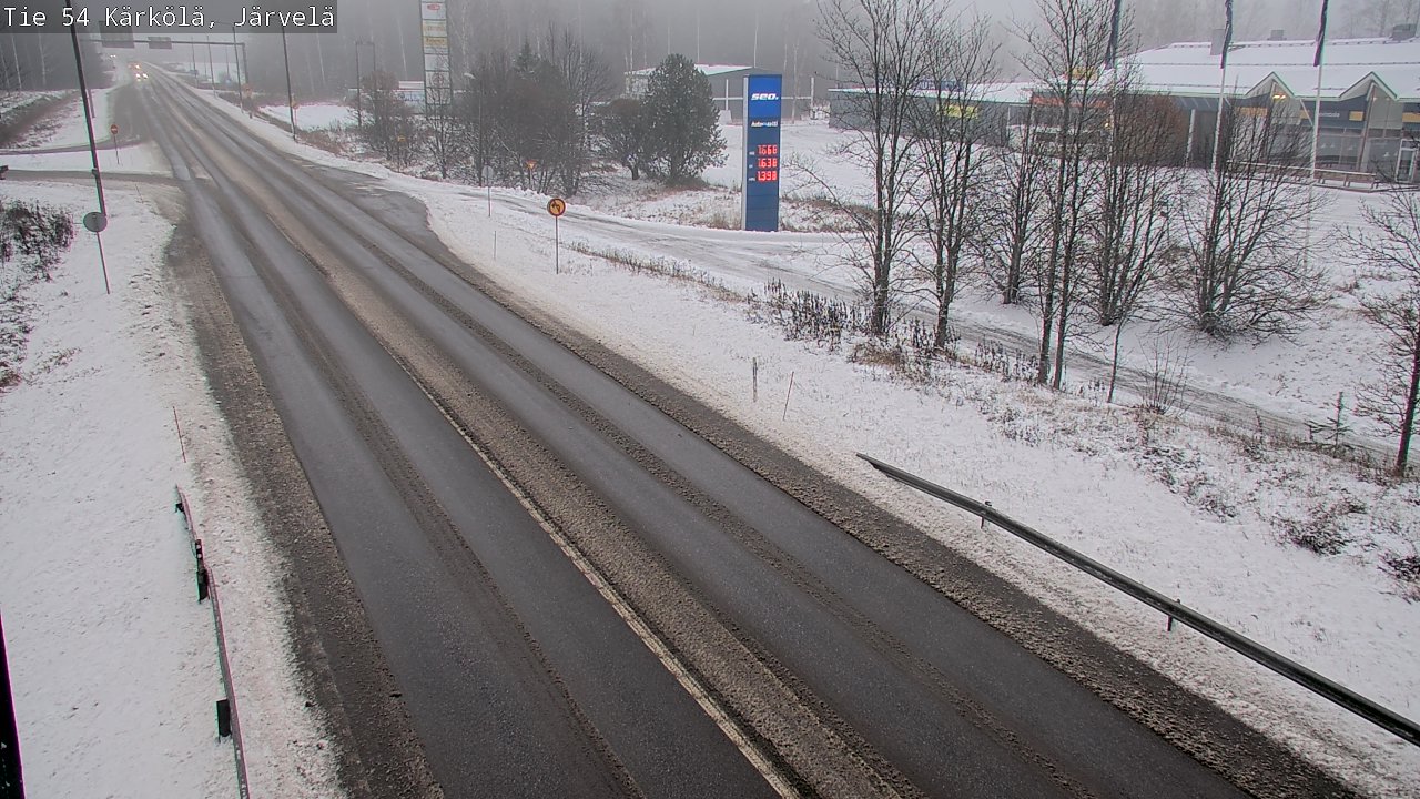 Weather Camera Image Väg 54 Kärkölä, Järvelä, Kärkölä, Päijät-Häme