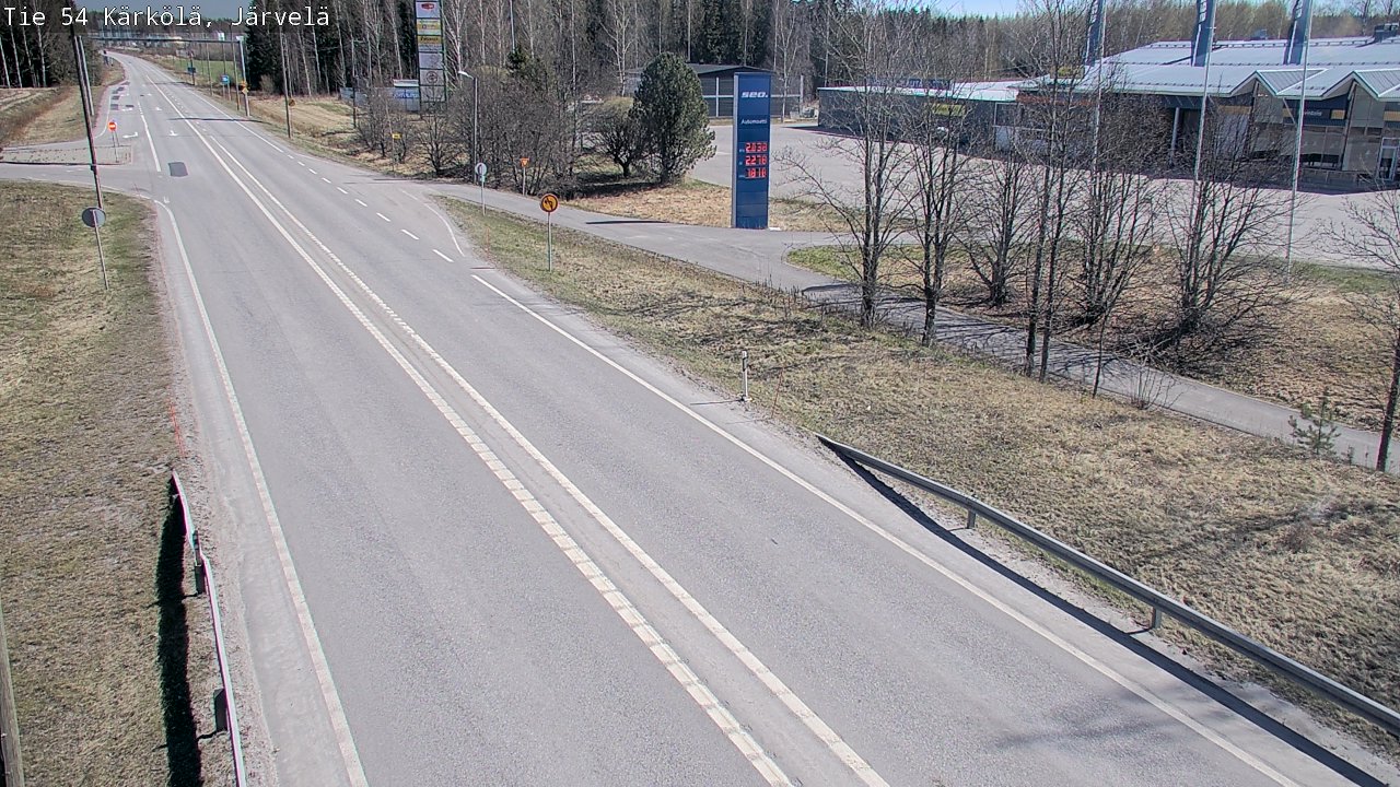 Weather Camera Image Väg 54 Kärkölä, Järvelä, Kärkölä, Päijät-Häme