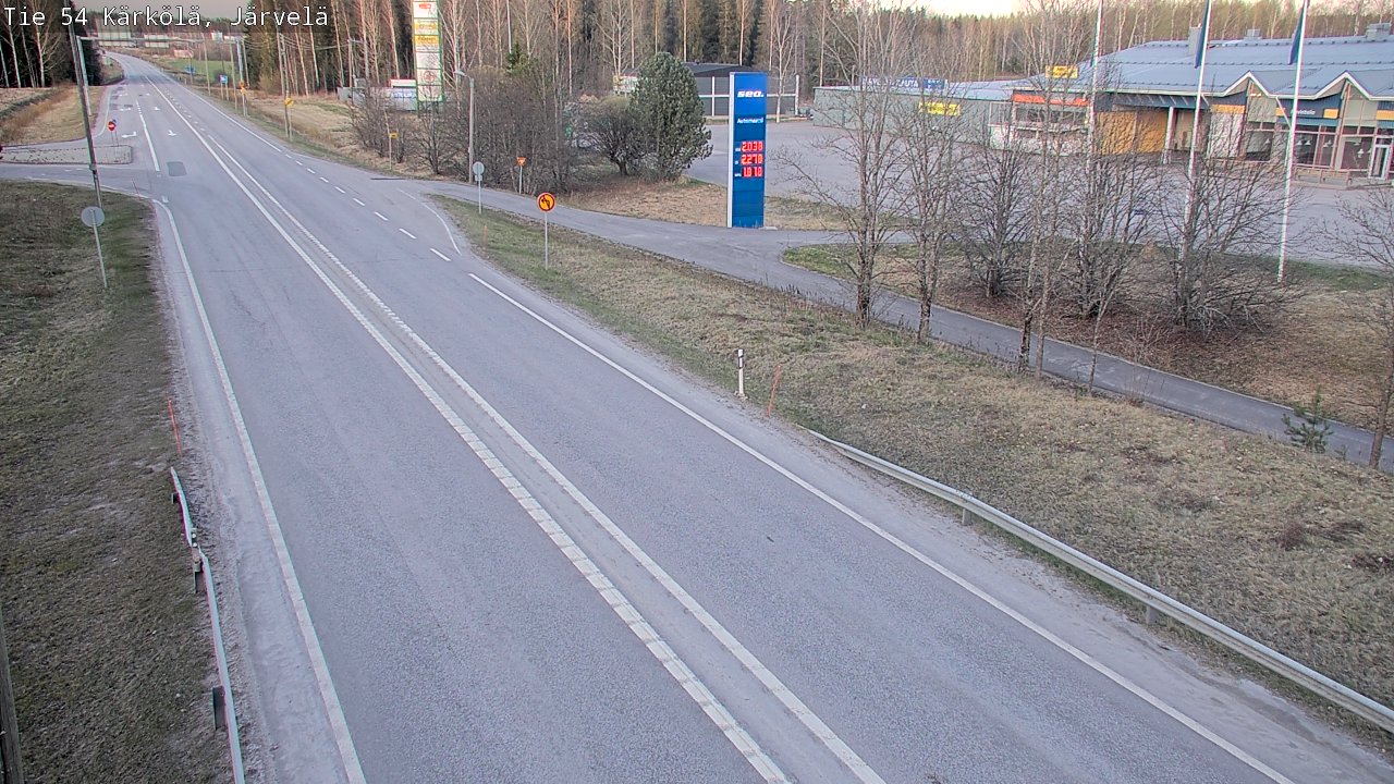 Weather Camera Image Väg 54 Kärkölä, Järvelä, Kärkölä, Päijät-Häme