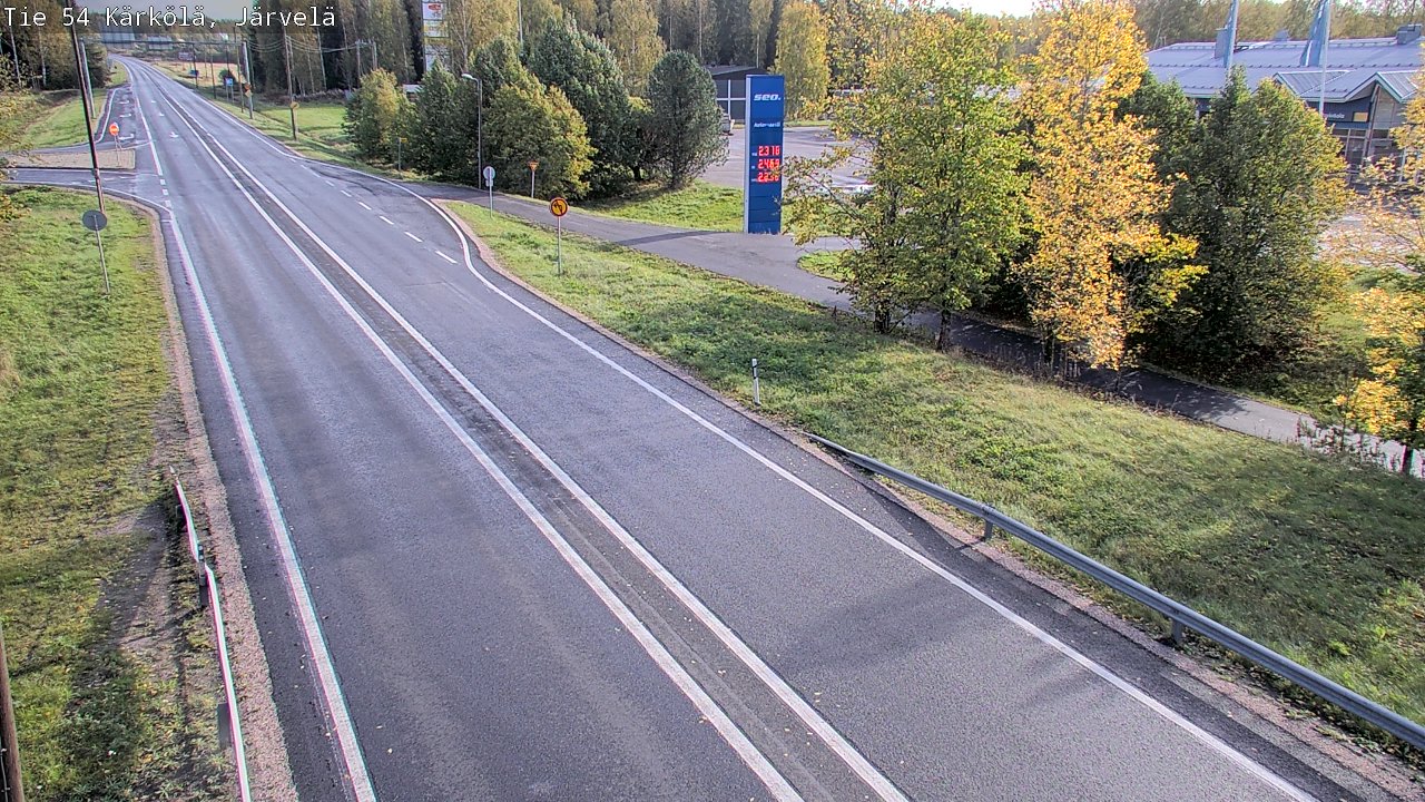 Weather Camera Image Road 54 Kärkölä, Järvelä, Kärkölä, Päijät-Häme