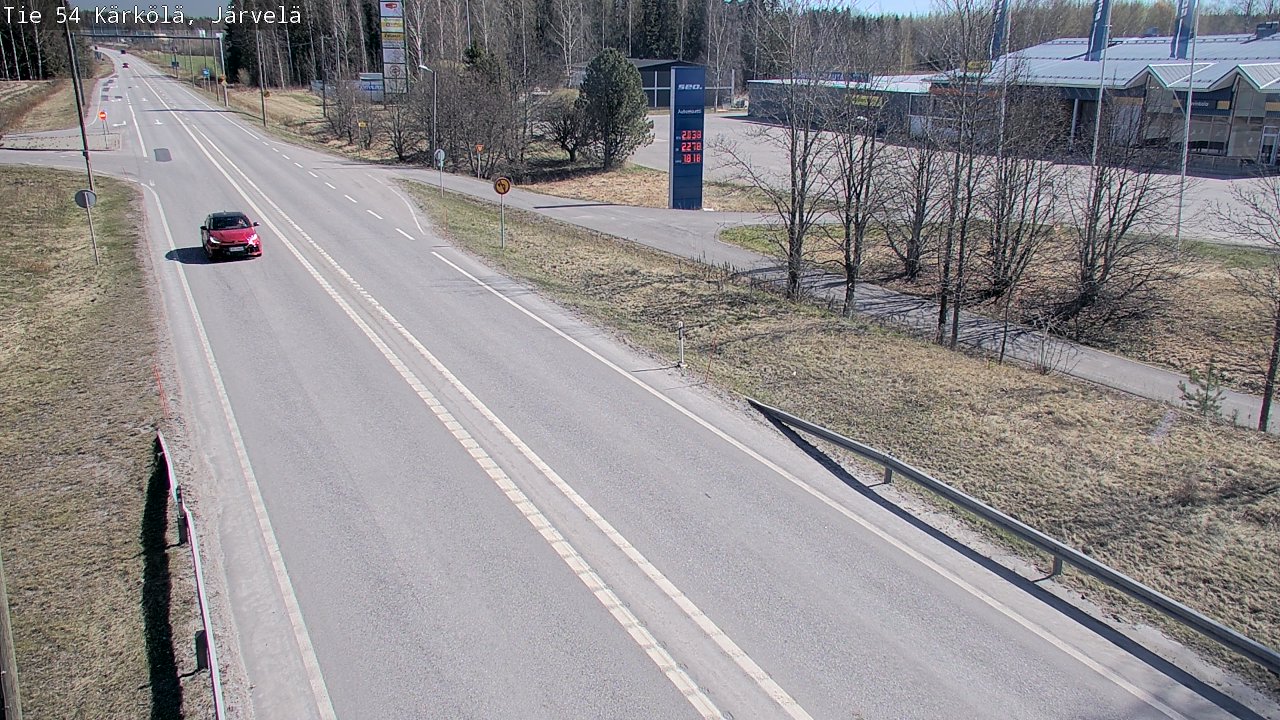 Weather Camera Image Väg 54 Kärkölä, Järvelä, Kärkölä, Päijät-Häme