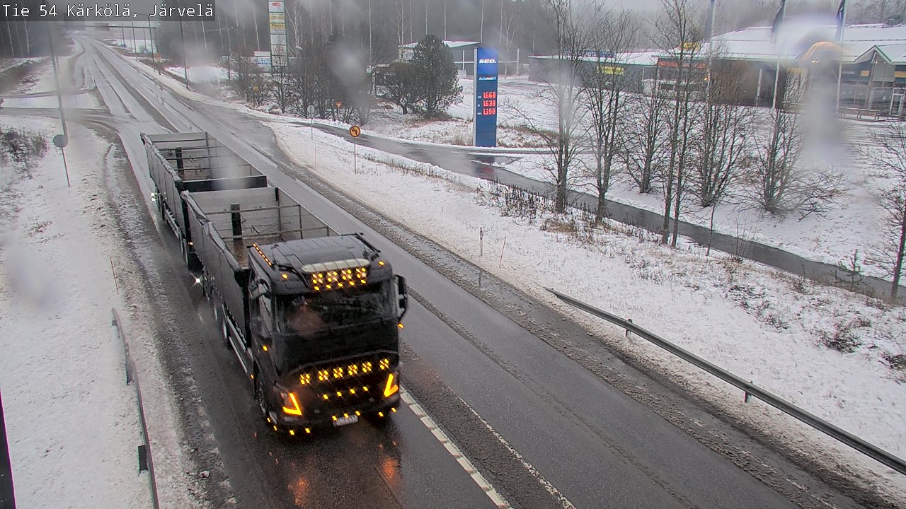 Weather Camera Image Väg 54 Kärkölä, Järvelä, Kärkölä, Päijät-Häme