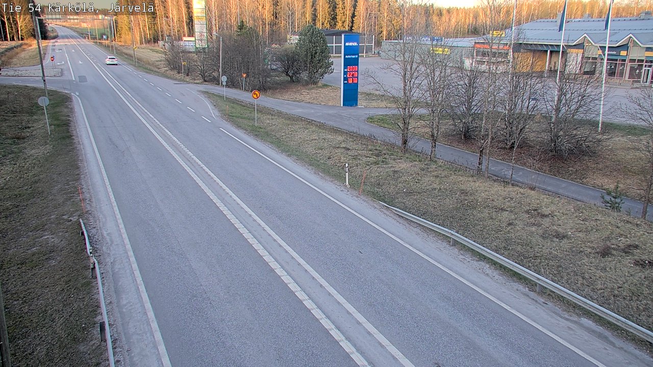 Weather Camera Image Väg 54 Kärkölä, Järvelä, Kärkölä, Päijät-Häme