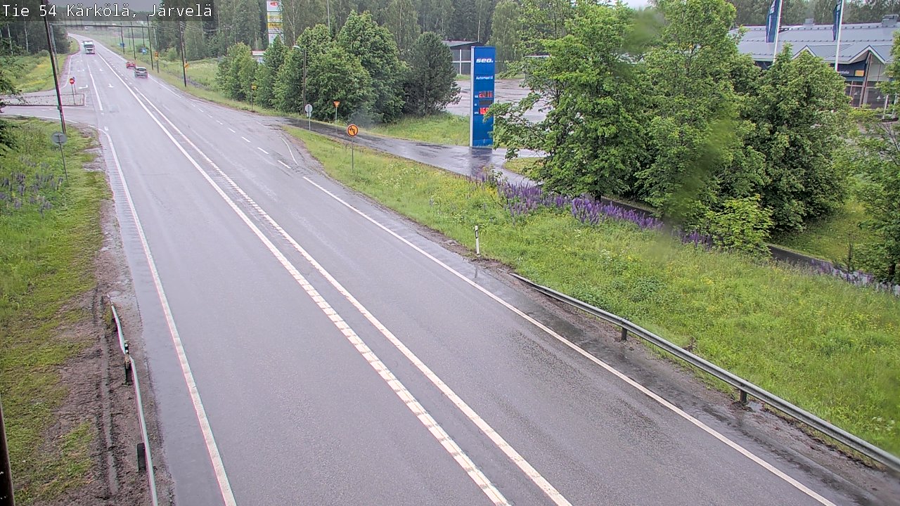 Weather Camera Image Väg 54 Kärkölä, Järvelä, Kärkölä, Päijät-Häme