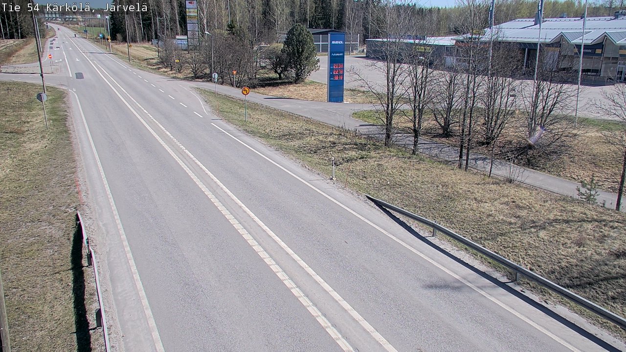 Weather Camera Image Road 54 Kärkölä, Järvelä, Kärkölä, Päijät-Häme