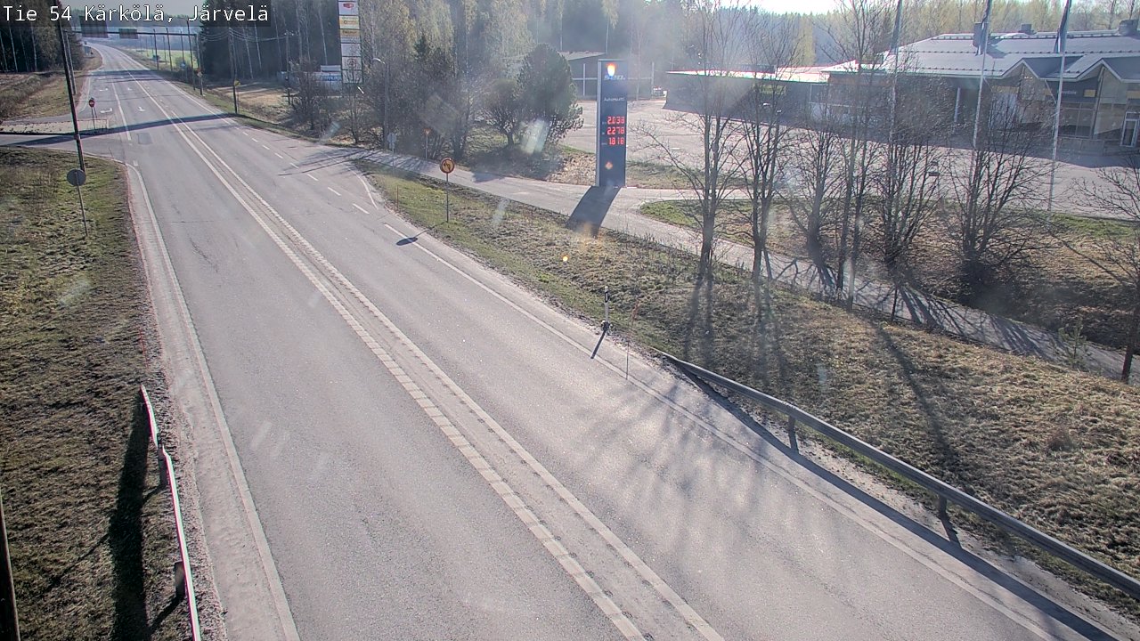 Weather Camera Image Road 54 Kärkölä, Järvelä, Kärkölä, Päijät-Häme