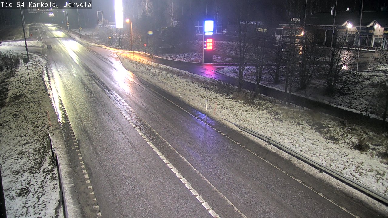 Weather Camera Image Väg 54 Kärkölä, Järvelä, Kärkölä, Päijät-Häme