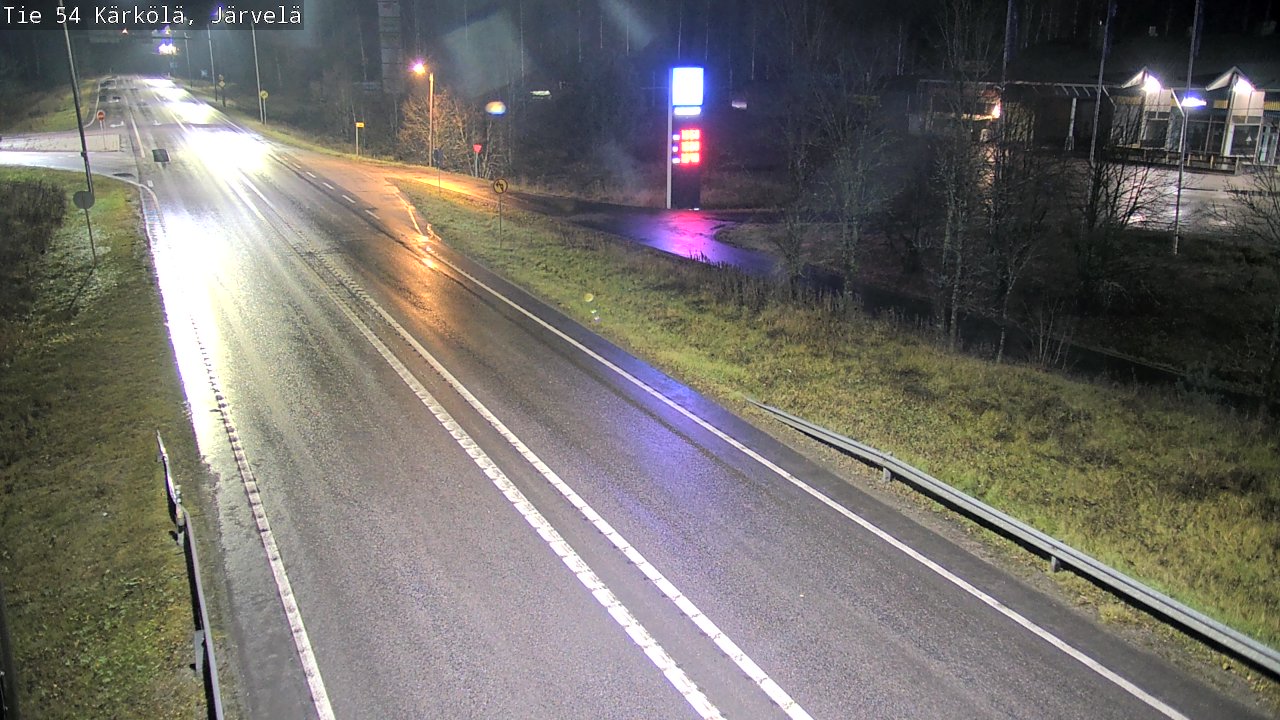 Weather Camera Image Väg 54 Kärkölä, Järvelä, Kärkölä, Päijät-Häme