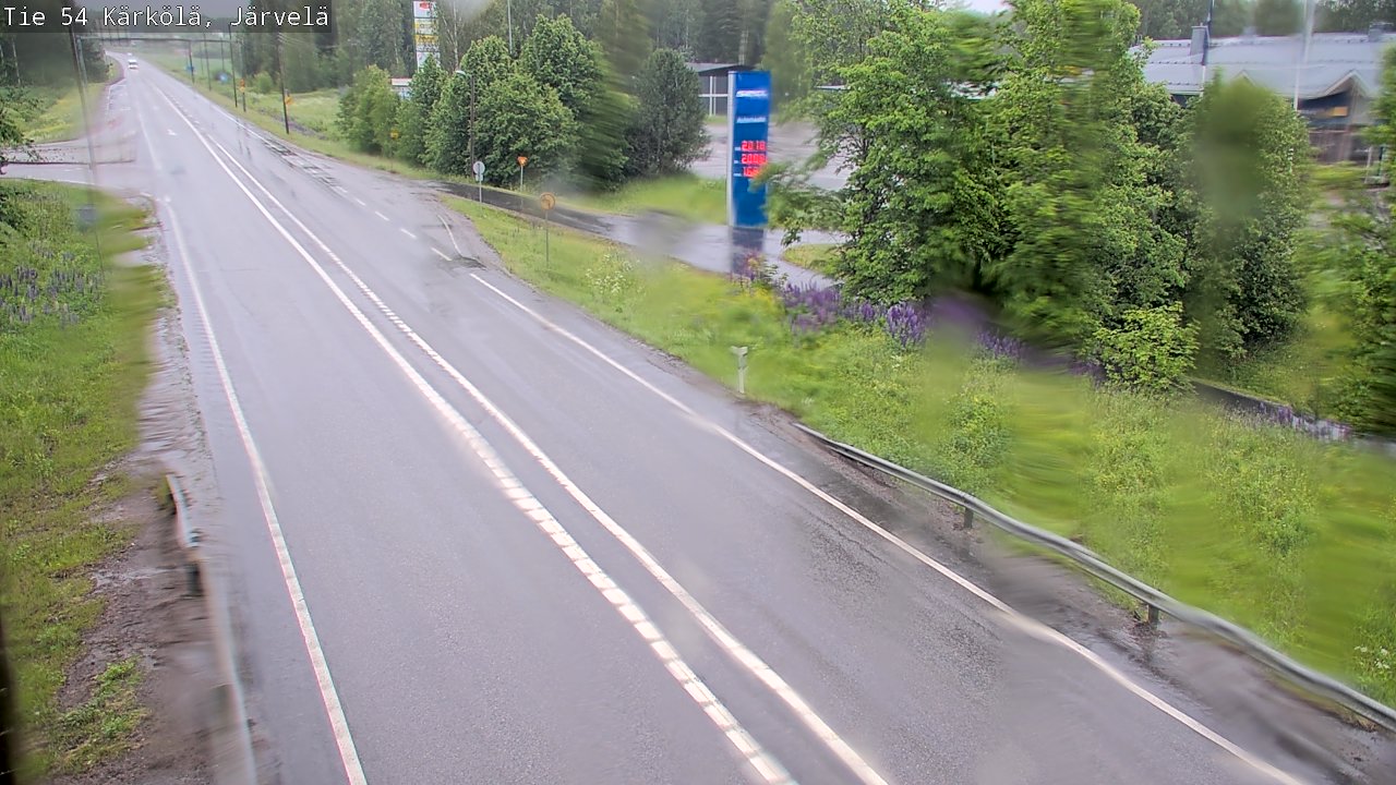 Weather Camera Image Väg 54 Kärkölä, Järvelä, Kärkölä, Päijät-Häme