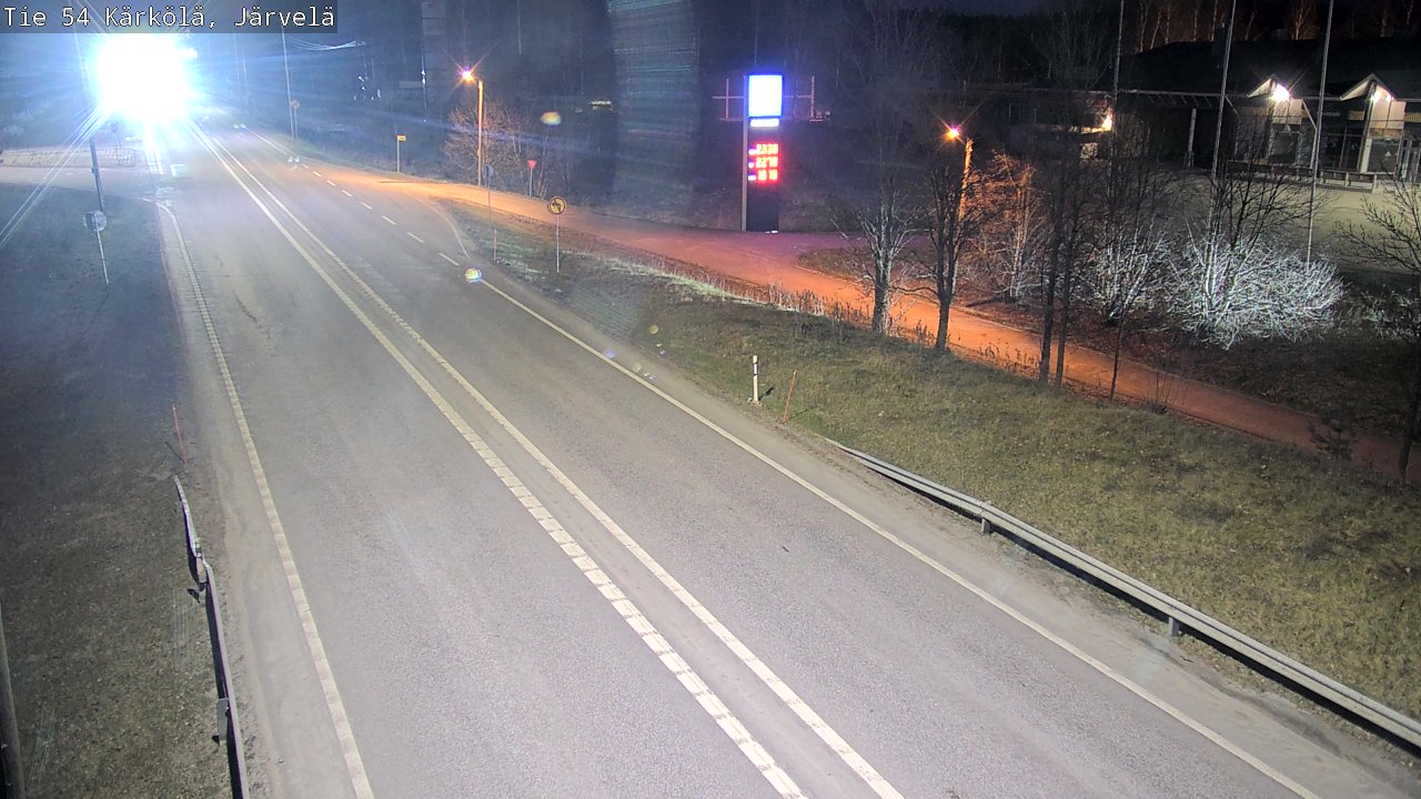Weather Camera Image Väg 54 Kärkölä, Järvelä, Kärkölä, Päijät-Häme