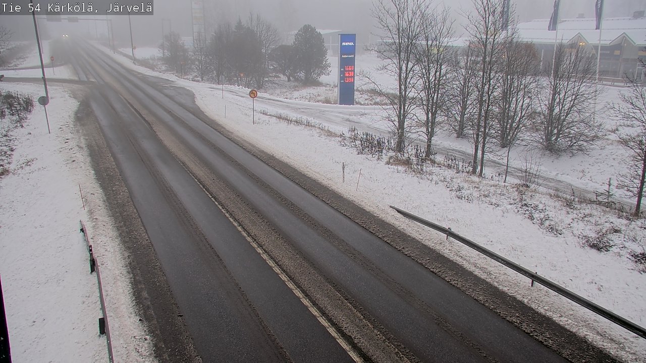 Weather Camera Image Väg 54 Kärkölä, Järvelä, Kärkölä, Päijät-Häme