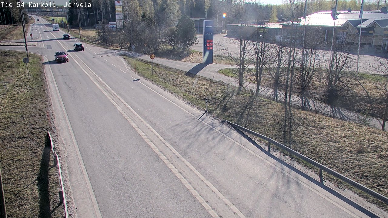 Weather Camera Image Road 54 Kärkölä, Järvelä, Kärkölä, Päijät-Häme