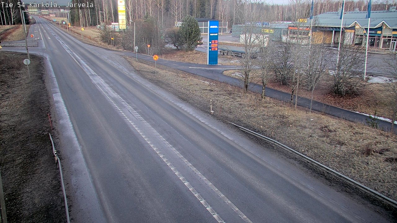 Weather Camera Image Road 54 Kärkölä, Järvelä, Kärkölä, Päijät-Häme