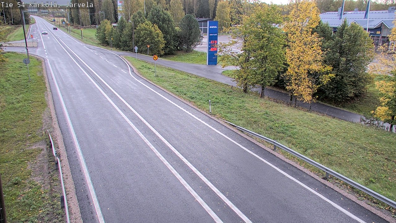 Weather Camera Image Road 54 Kärkölä, Järvelä, Kärkölä, Päijät-Häme