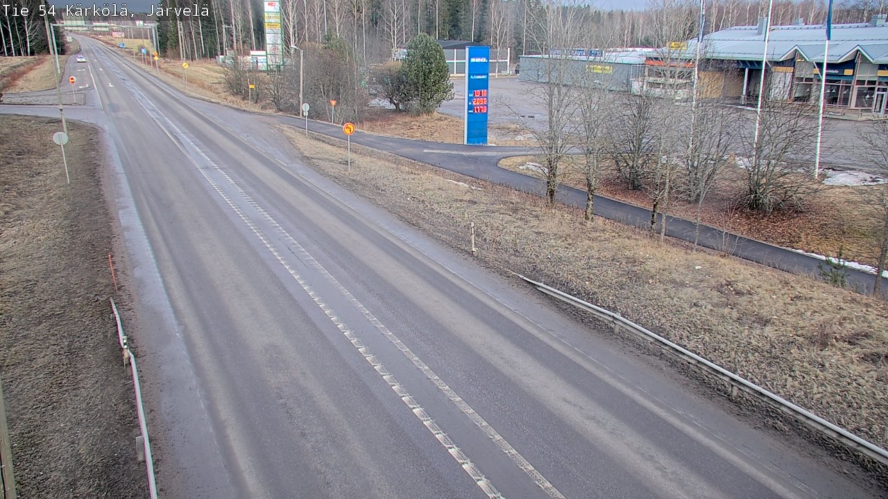 Weather Camera Image Väg 54 Kärkölä, Järvelä, Kärkölä, Päijät-Häme