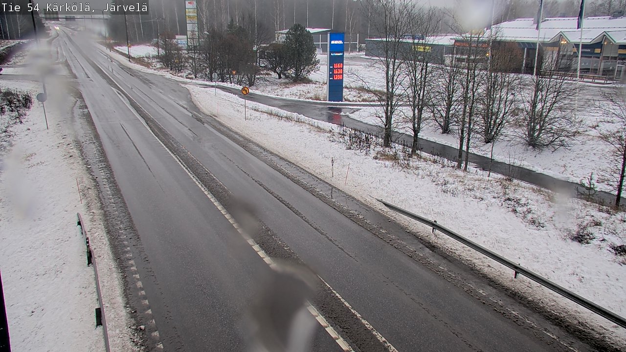 Weather Camera Image Väg 54 Kärkölä, Järvelä, Kärkölä, Päijät-Häme