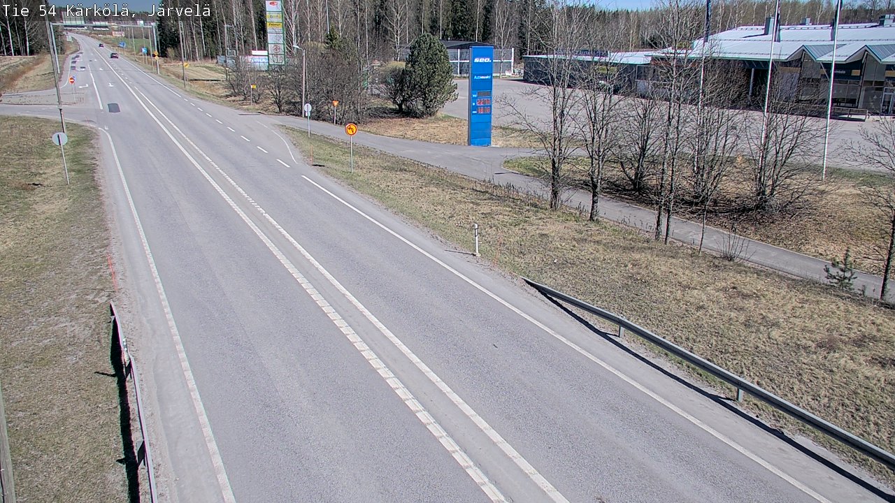 Weather Camera Image Väg 54 Kärkölä, Järvelä, Kärkölä, Päijät-Häme
