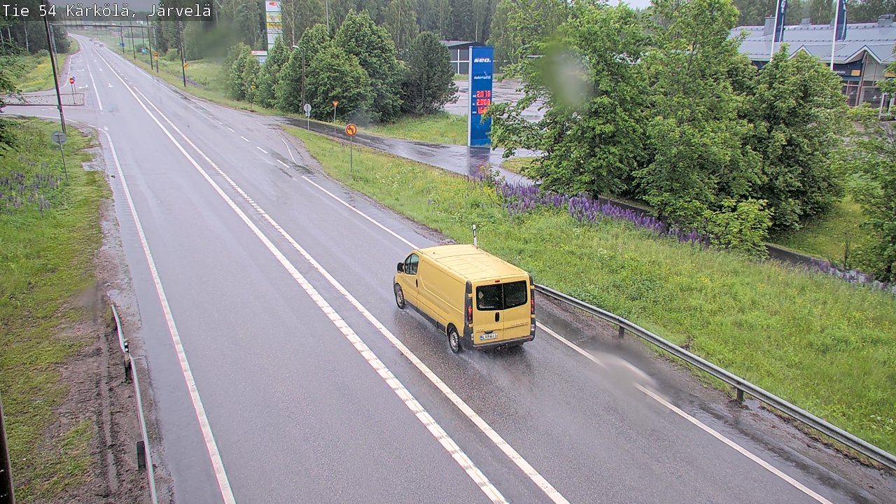 Weather Camera Image Road 54 Kärkölä, Järvelä, Kärkölä, Päijät-Häme