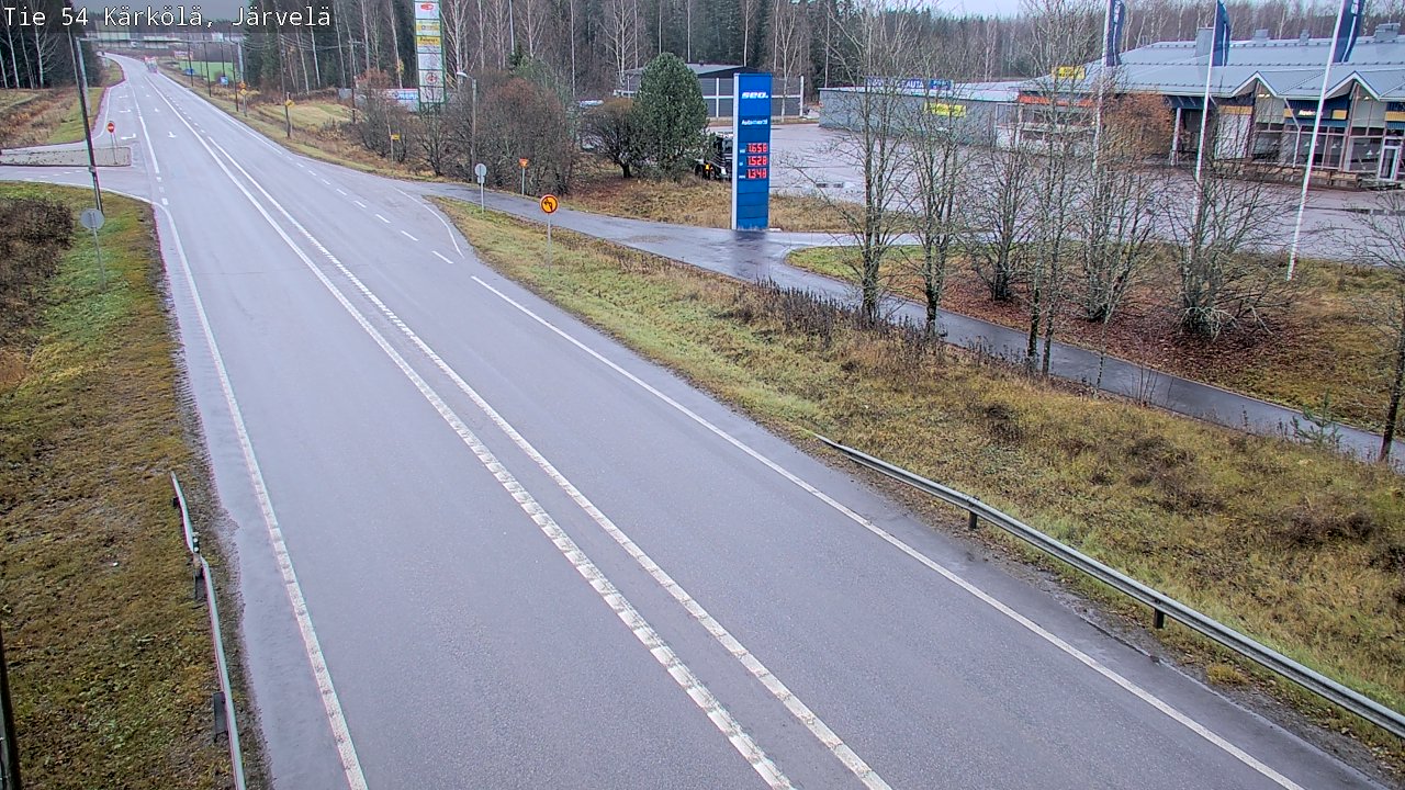 Weather Camera Image Väg 54 Kärkölä, Järvelä, Kärkölä, Päijät-Häme