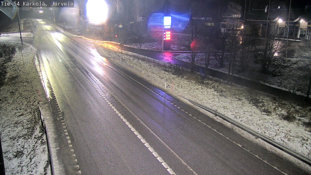 Weather Camera Image Väg 54 Kärkölä, Järvelä, Kärkölä, Päijät-Häme