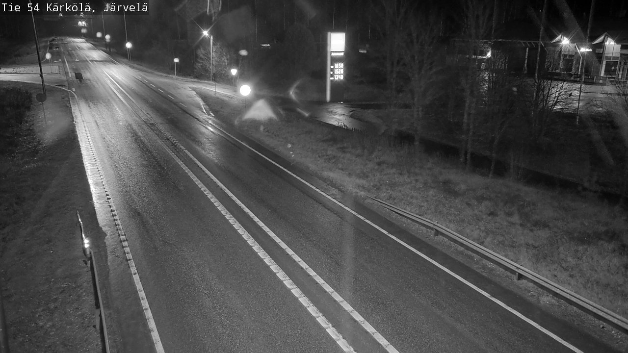 Weather Camera Image Väg 54 Kärkölä, Järvelä, Kärkölä, Päijät-Häme