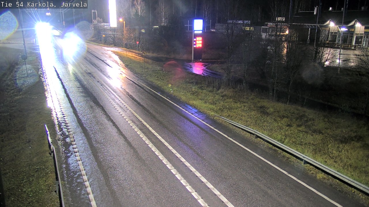 Weather Camera Image Väg 54 Kärkölä, Järvelä, Kärkölä, Päijät-Häme