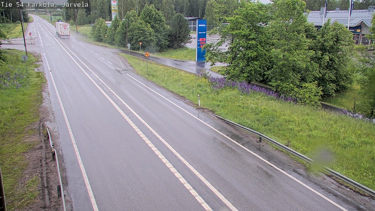 Weather Camera Image Väg 54 Kärkölä, Järvelä, Kärkölä, Päijät-Häme