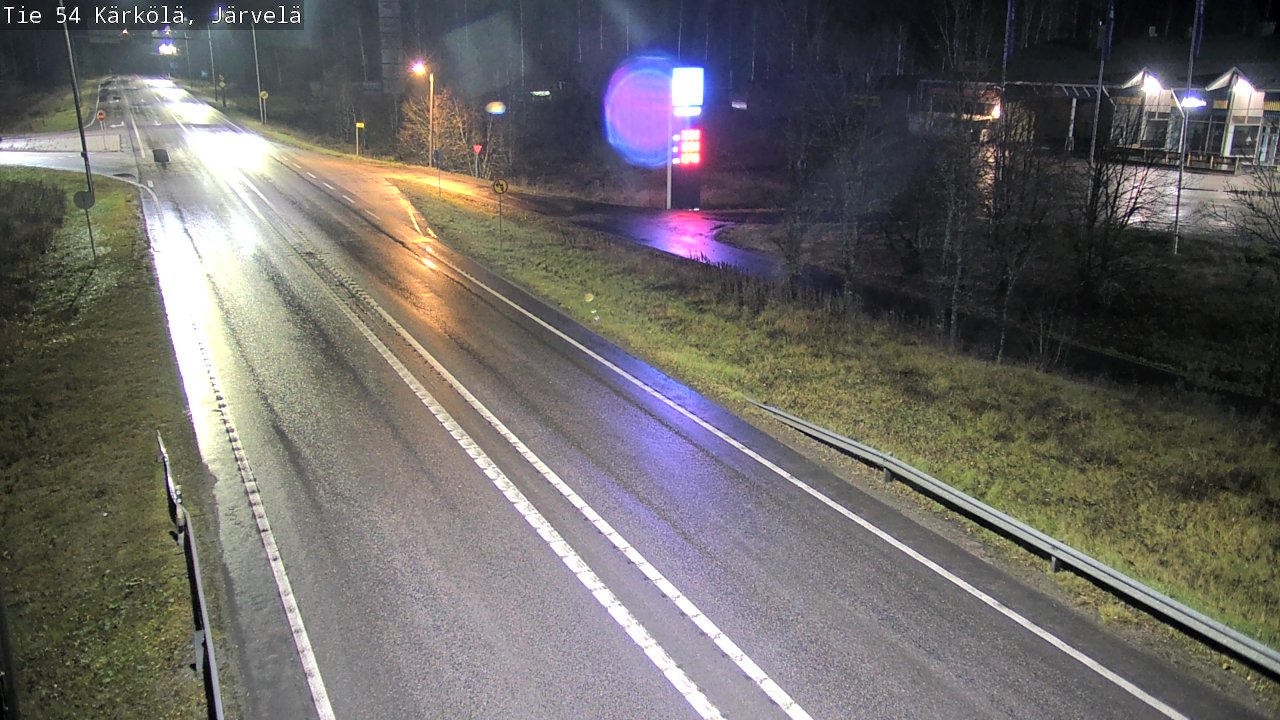 Weather Camera Image Väg 54 Kärkölä, Järvelä, Kärkölä, Päijät-Häme