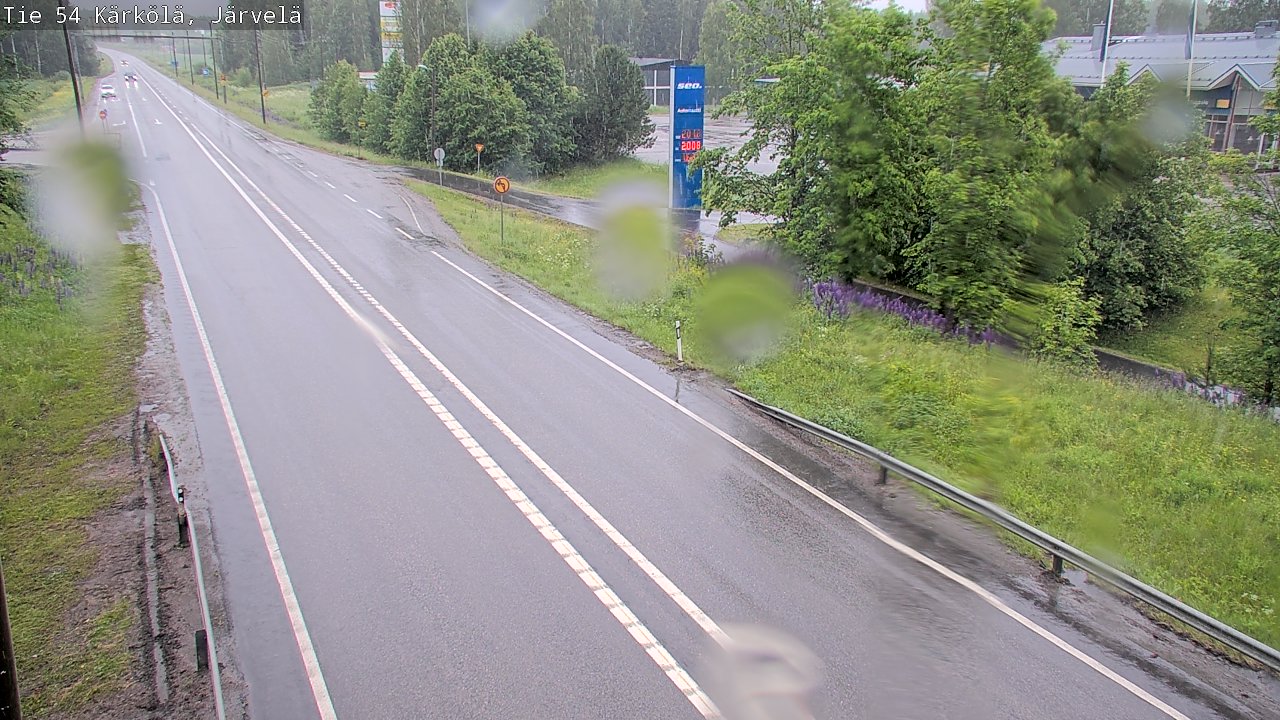 Weather Camera Image Väg 54 Kärkölä, Järvelä, Kärkölä, Päijät-Häme