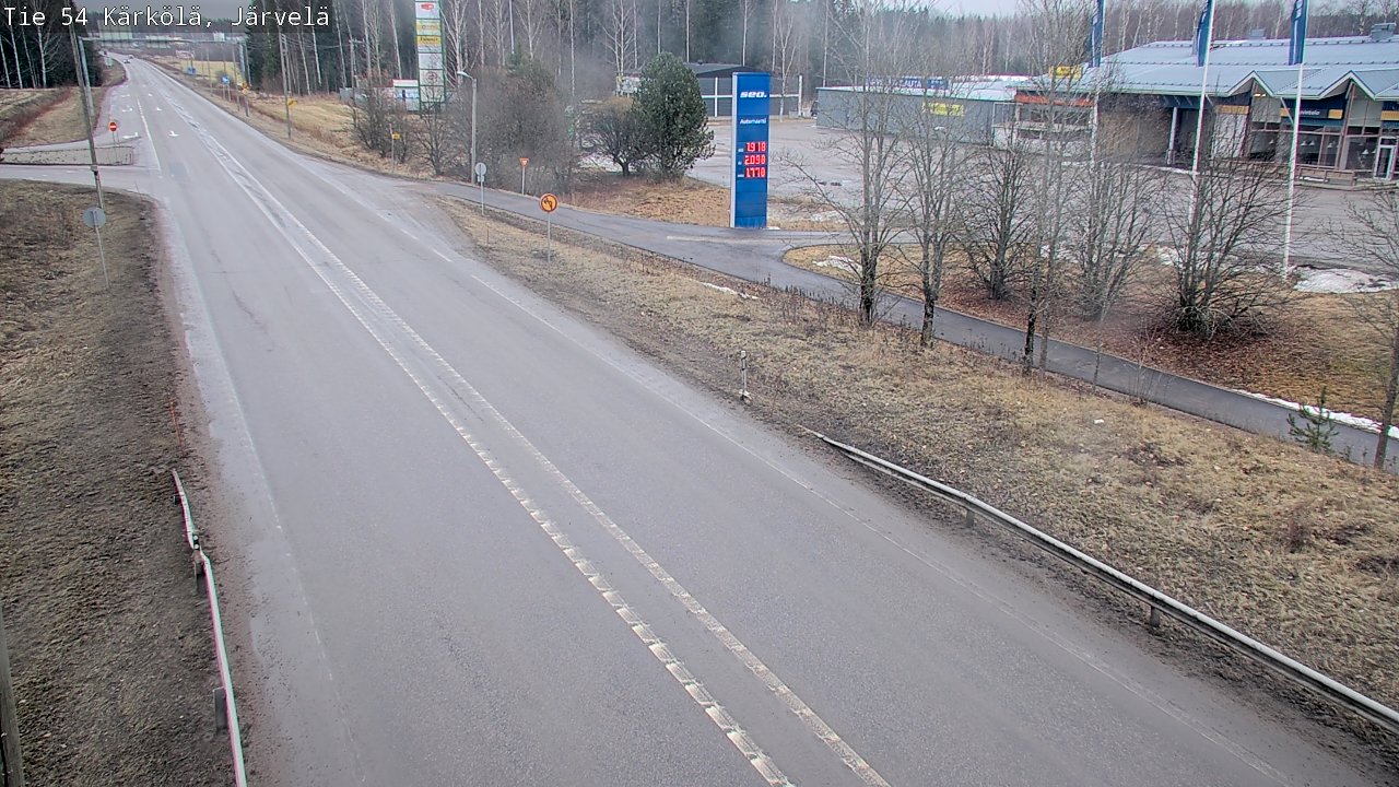 Weather Camera Image Road 54 Kärkölä, Järvelä, Kärkölä, Päijät-Häme