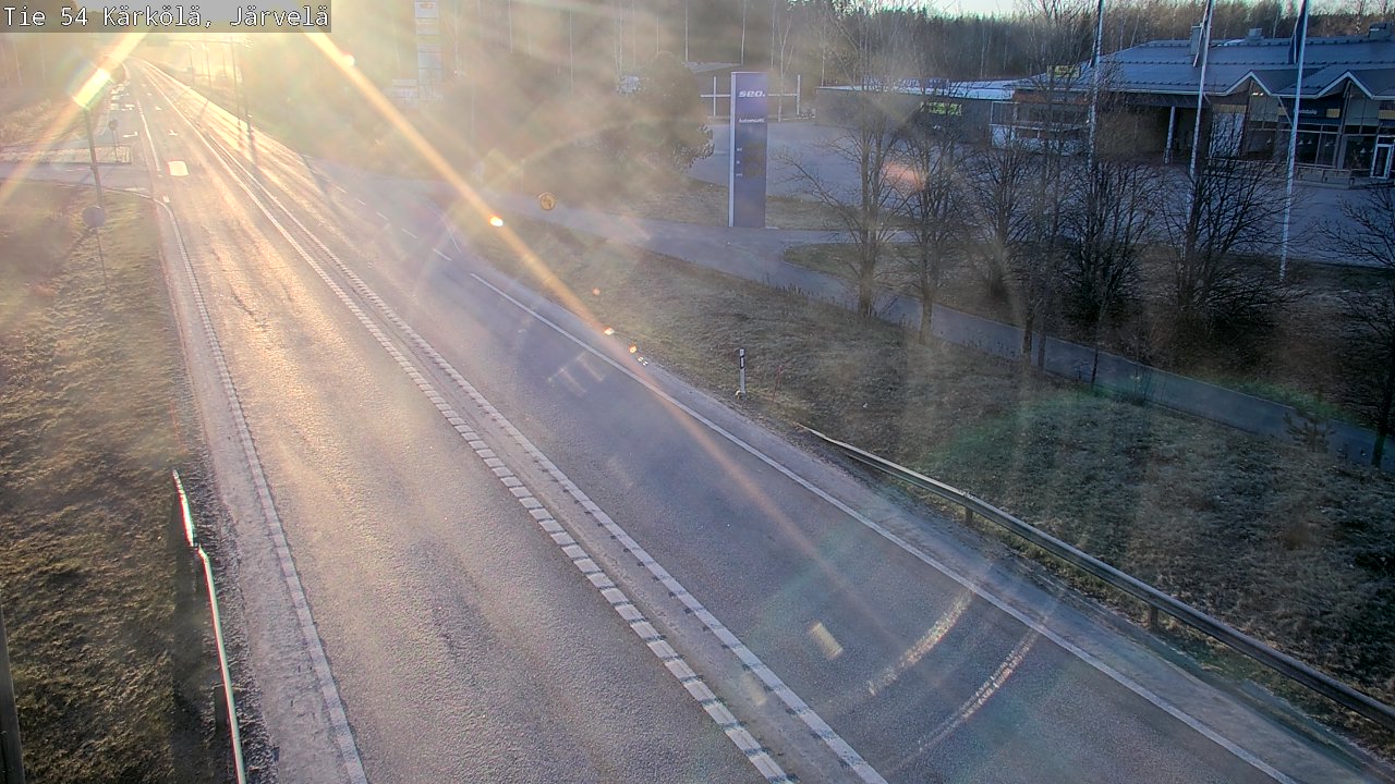Weather Camera Image Väg 54 Kärkölä, Järvelä, Kärkölä, Päijät-Häme