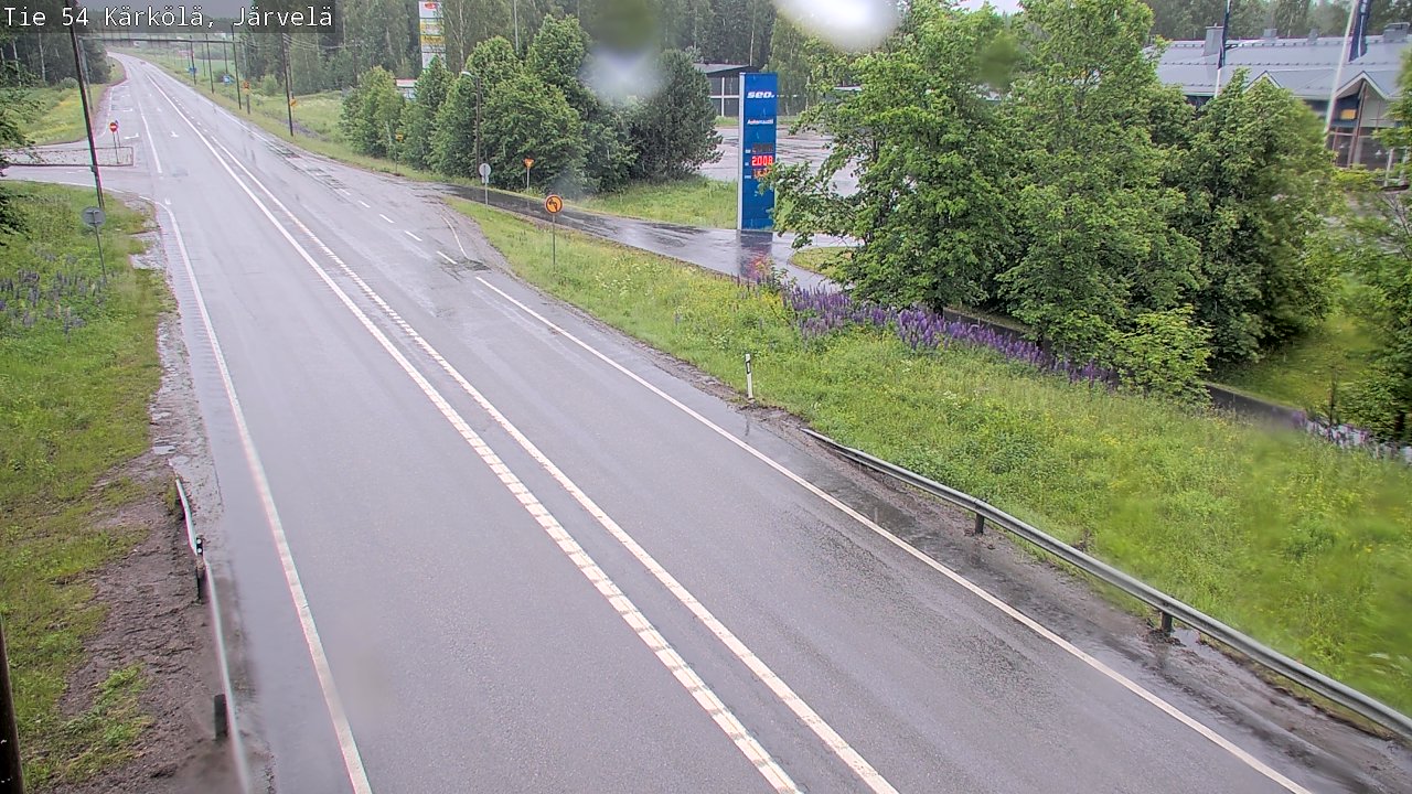 Weather Camera Image Väg 54 Kärkölä, Järvelä, Kärkölä, Päijät-Häme