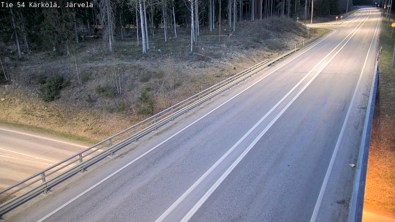 Weather Camera Image Väg 54 Kärkölä, Järvelä, Kärkölä, Päijät-Häme