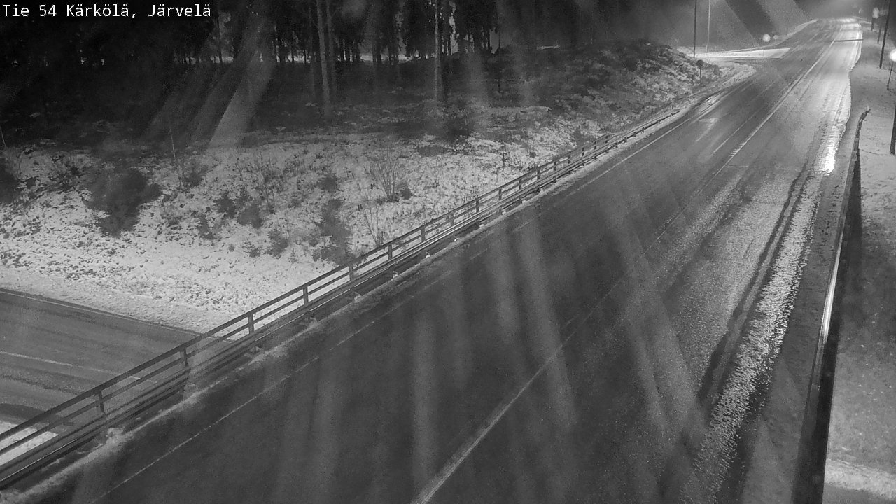 Weather Camera Image Väg 54 Kärkölä, Järvelä, Kärkölä, Päijät-Häme