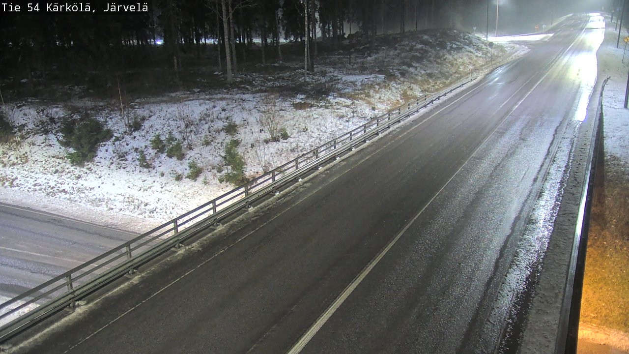 Weather Camera Image Väg 54 Kärkölä, Järvelä, Kärkölä, Päijät-Häme