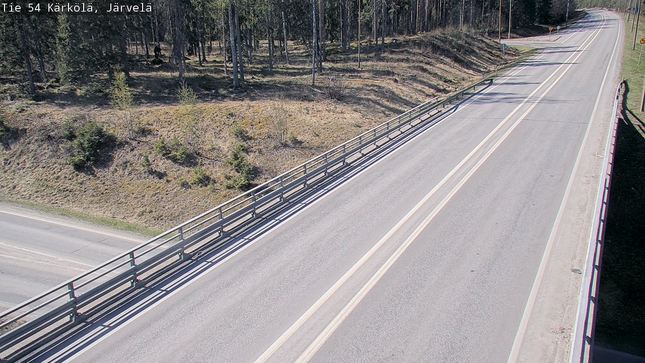Weather Camera Image Road 54 Kärkölä, Järvelä, Kärkölä, Päijät-Häme