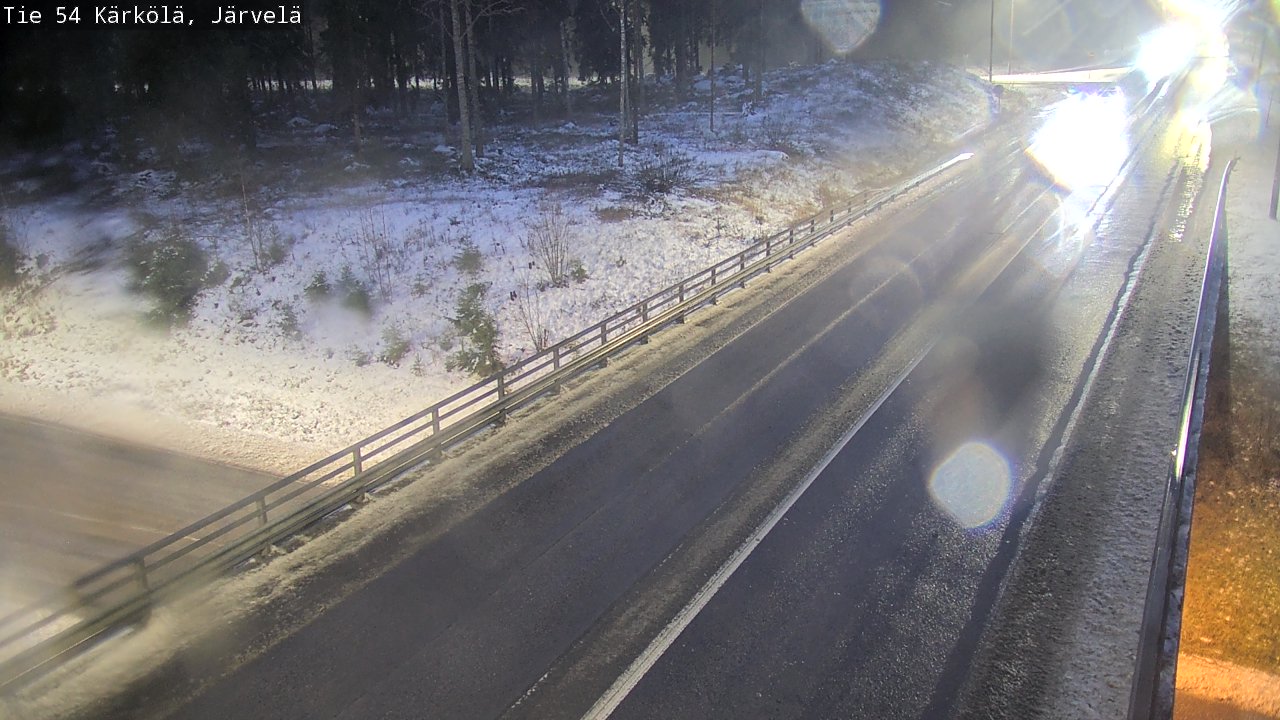 Weather Camera Image Väg 54 Kärkölä, Järvelä, Kärkölä, Päijät-Häme