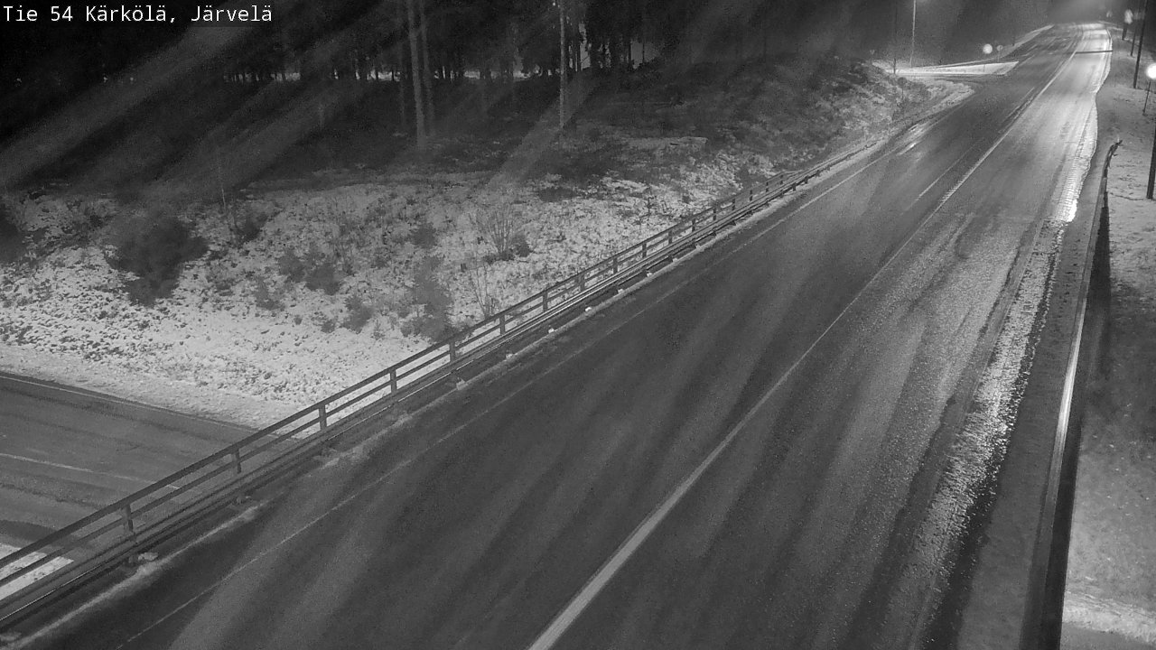 Weather Camera Image Väg 54 Kärkölä, Järvelä, Kärkölä, Päijät-Häme