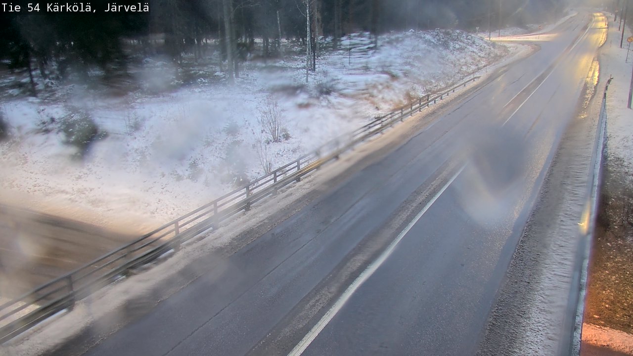 Weather Camera Image Väg 54 Kärkölä, Järvelä, Kärkölä, Päijät-Häme