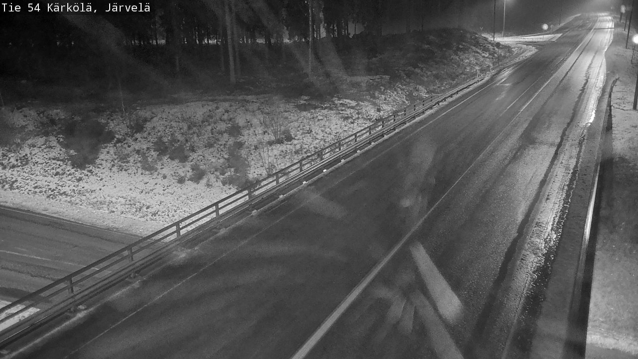Weather Camera Image Väg 54 Kärkölä, Järvelä, Kärkölä, Päijät-Häme