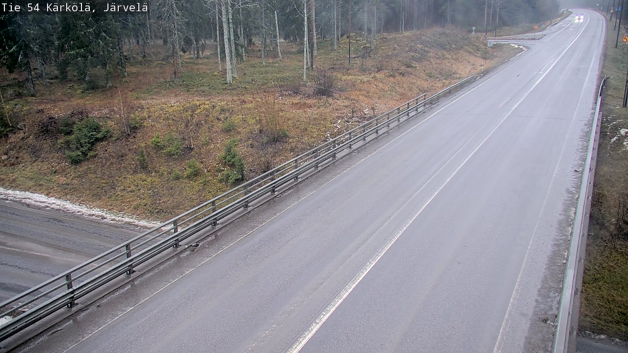 Weather Camera Image Väg 54 Kärkölä, Järvelä, Kärkölä, Päijät-Häme