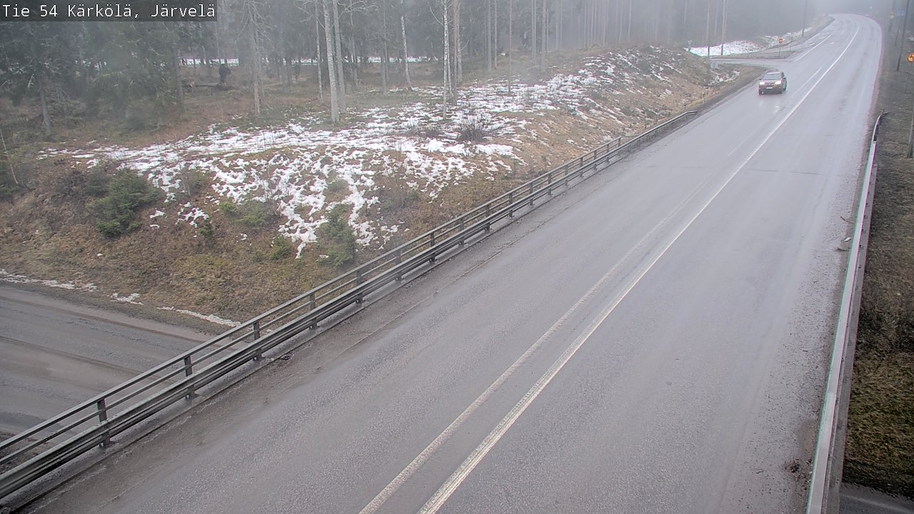 Weather Camera Image Road 54 Kärkölä, Järvelä, Kärkölä, Päijät-Häme