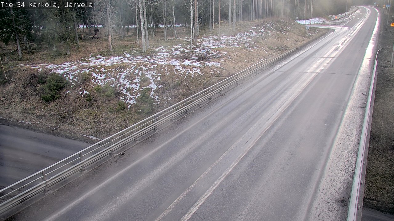 Weather Camera Image Väg 54 Kärkölä, Järvelä, Kärkölä, Päijät-Häme